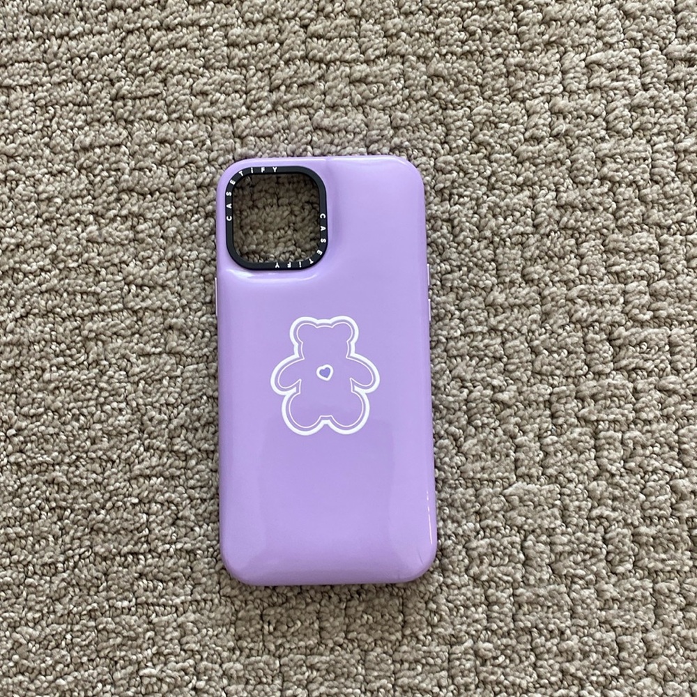 Casetify purple puffy bear case- Iphone 13 pro max